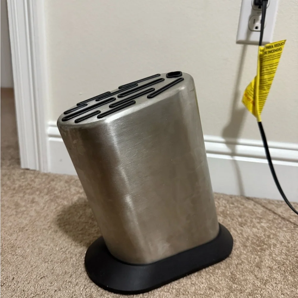 Global Knives 11-Slot Stainless Steel Knife Block